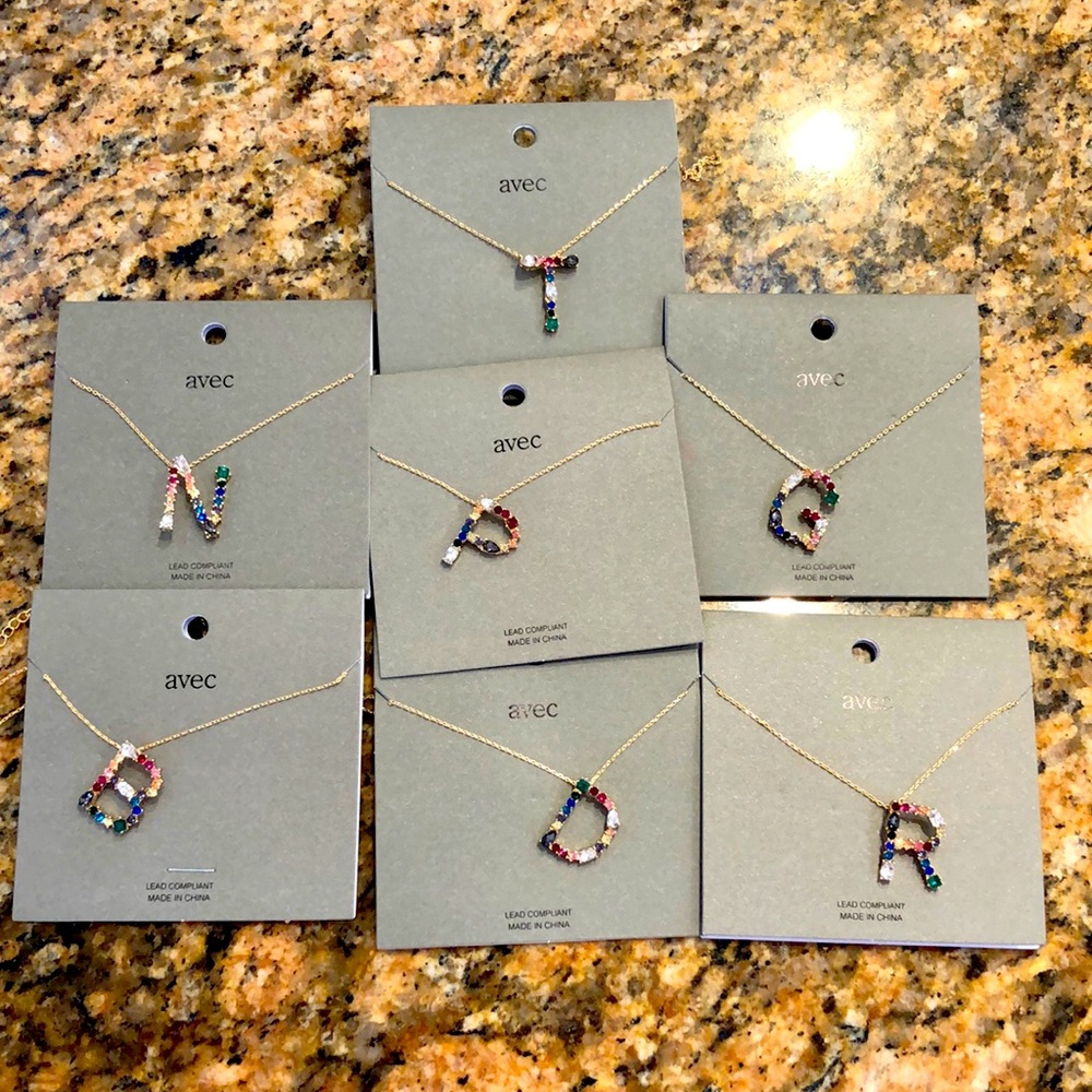 Initial Necklace NWT